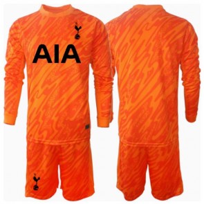 Tottenham Hotspur Brankářské Dětské Venkovní dres komplet 2024-25 Dlouhý Rukáv (+ trenýrky)